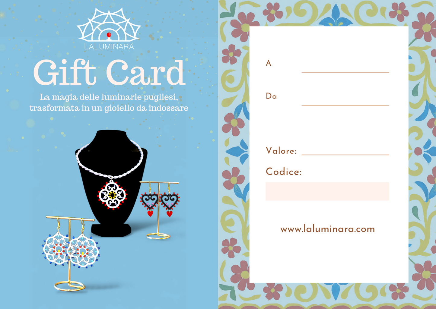 GIFT CARD LALUMINARA
