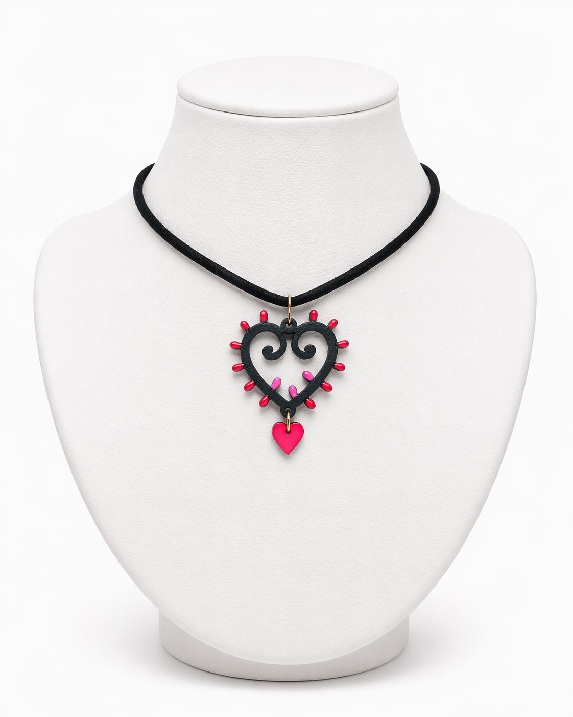 Cuore di Luce nero collana choker