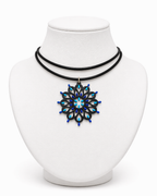 Rosone Otranto nero collana choker
