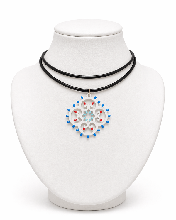 Rosoncino Barocco collana choker