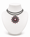 Rosone Otranto nero collana choker