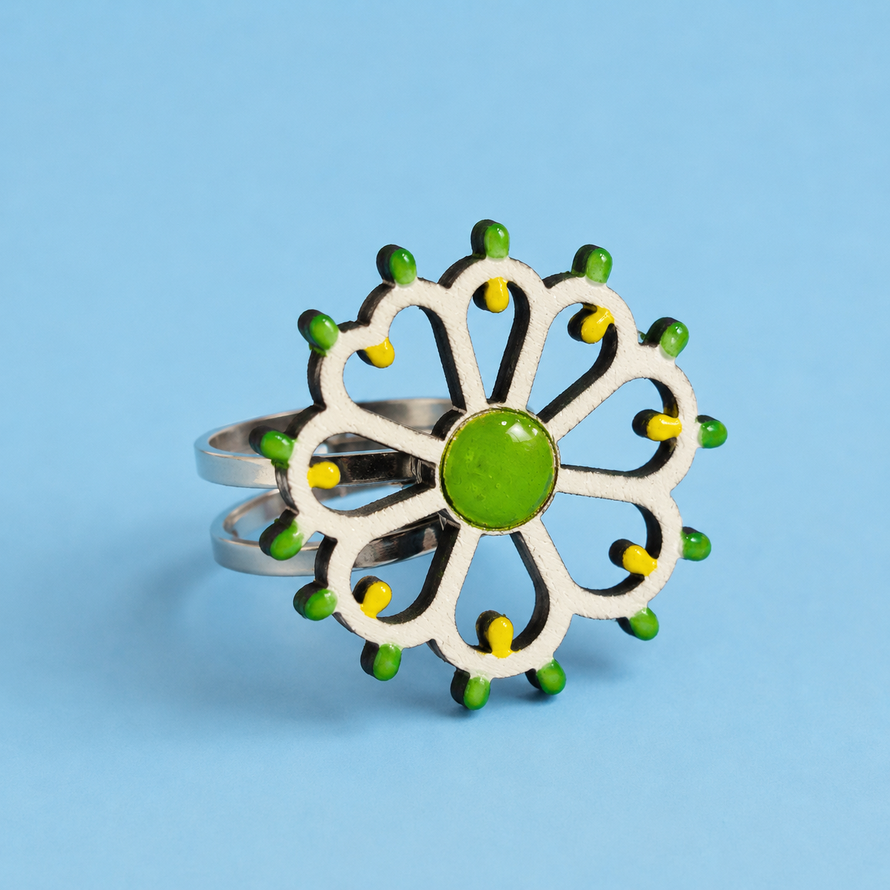 Margherita rose window adjustable ring