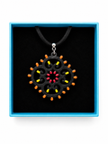 Rosoncino Barocco collana choker nero