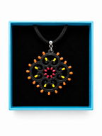 Rosoncino Barocco collana choker nero