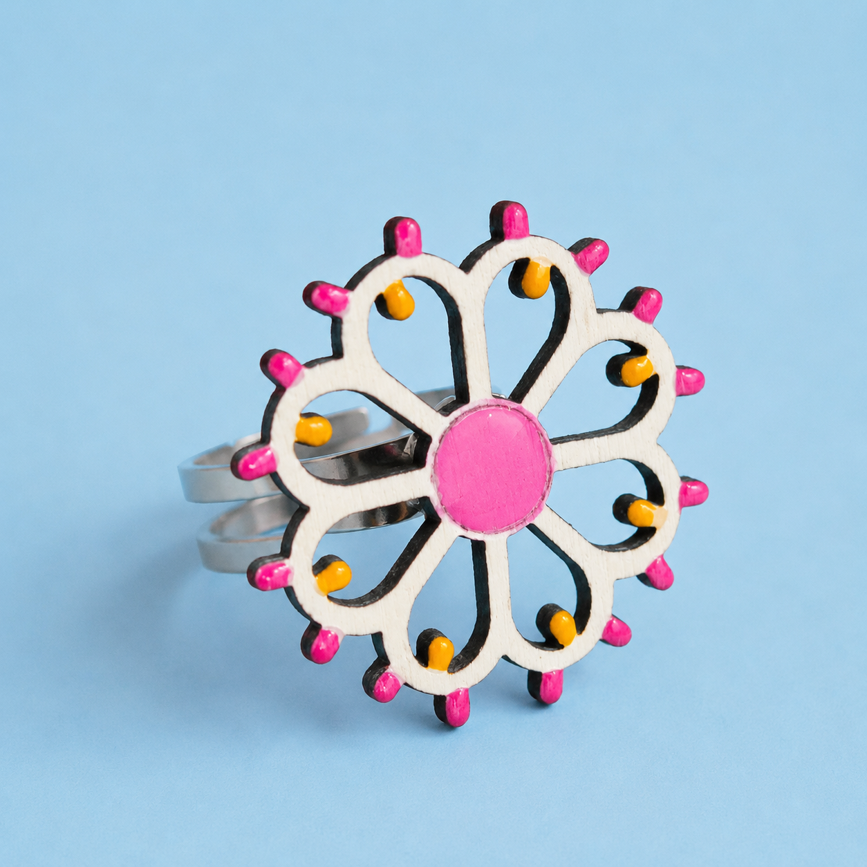 Margherita rose window adjustable ring