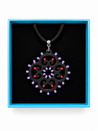 Rosoncino Barocco collana choker nero