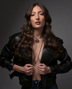 Rosone Otranto nero collana choker
